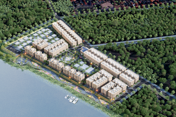 Phối cảnh tổng thể dự án Phú Thị Riverside Gia Lâm