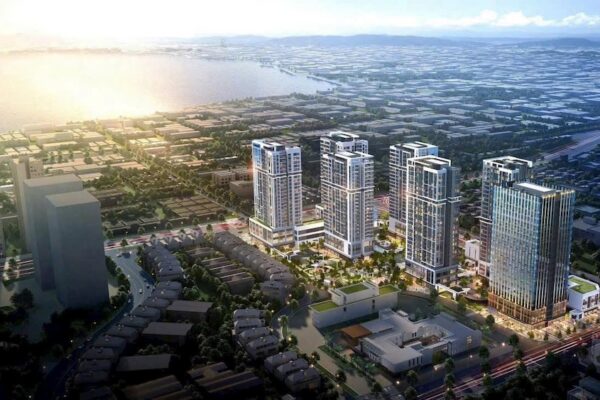 Phối cảnh tổng thể Chung cư cao cấp The Prime K8 Starlake Tây Hồ Tây