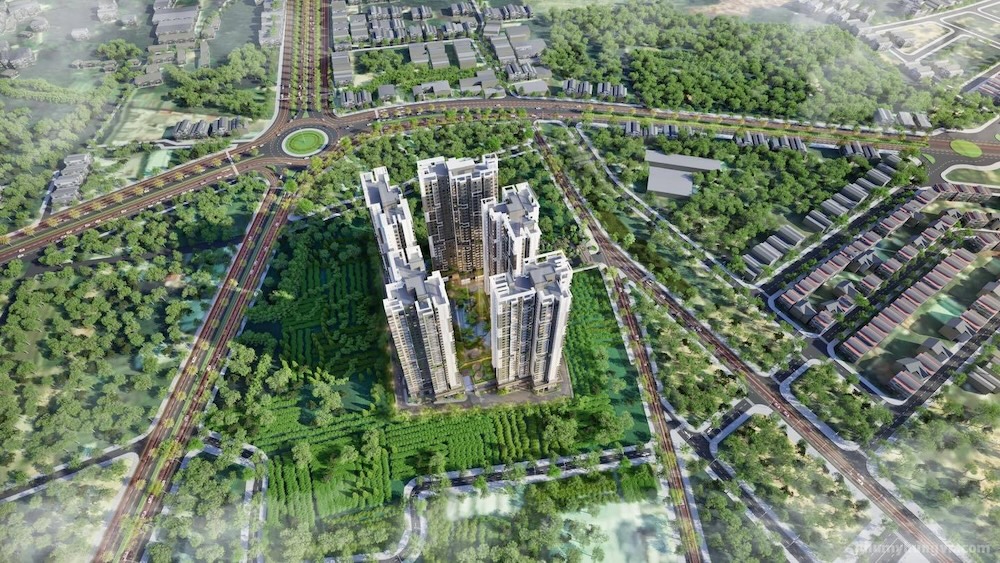 Phối cảnh tổng thể dự án The Hamronie Phú Mỹ Hưng